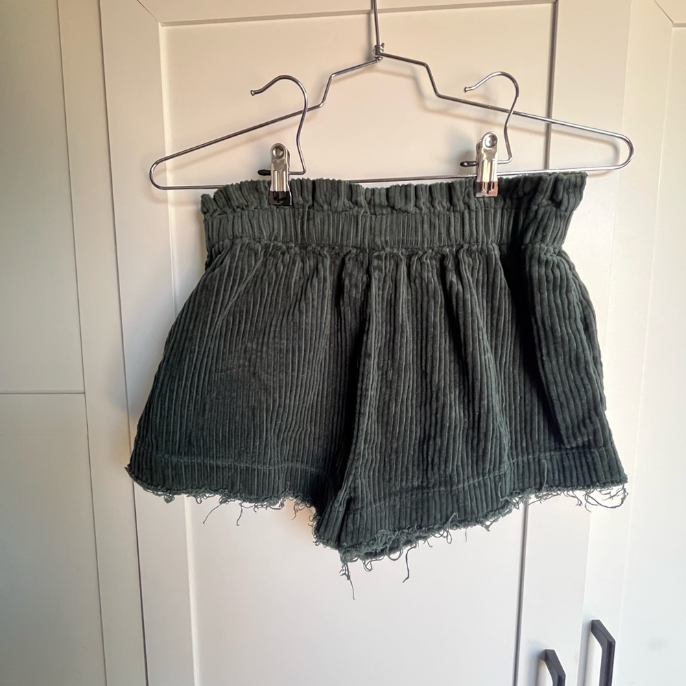 Urban outfitters Women's Green Corduroy Shorts